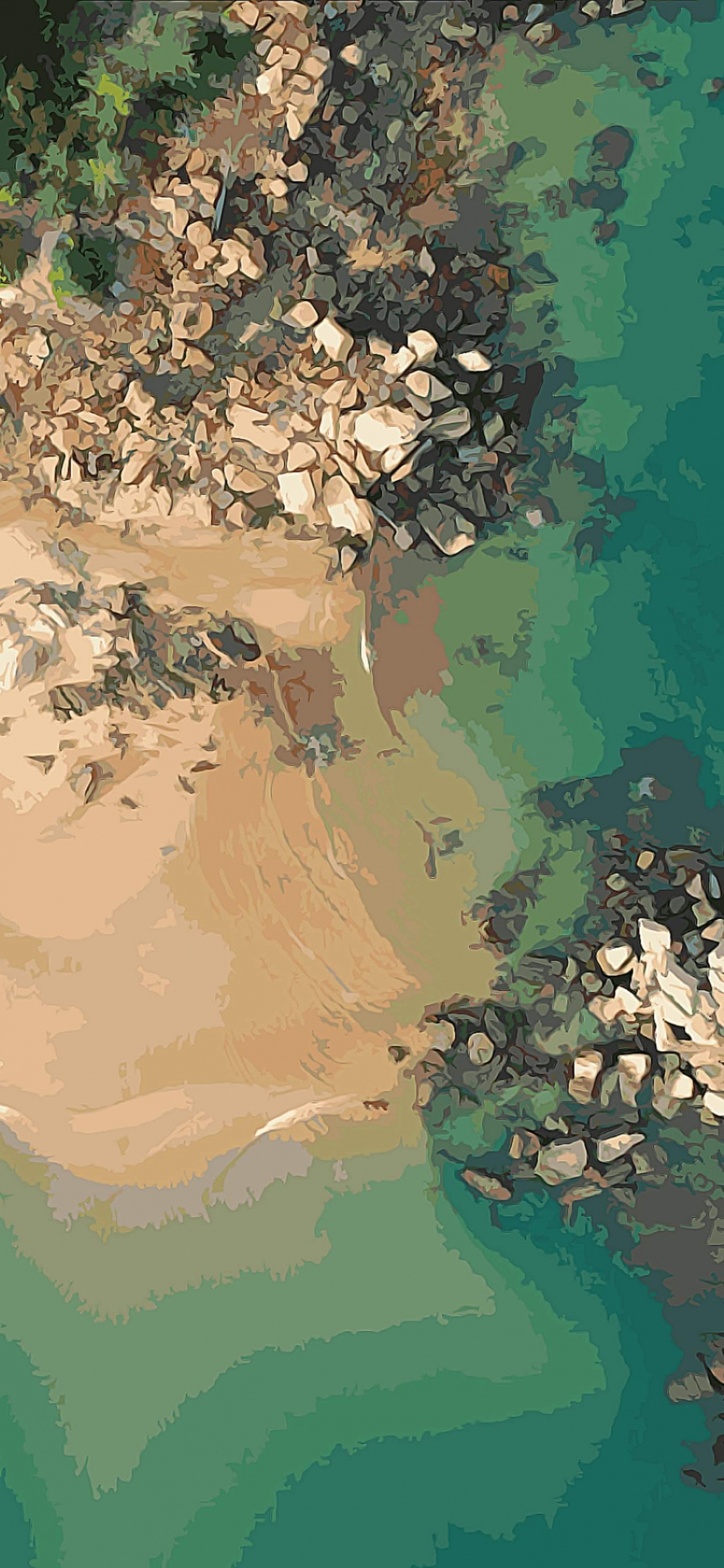 Google, Google Pixel 4, Water Resources, Pixel 4, Water. Wallpaper in 1125x2436 Resolution