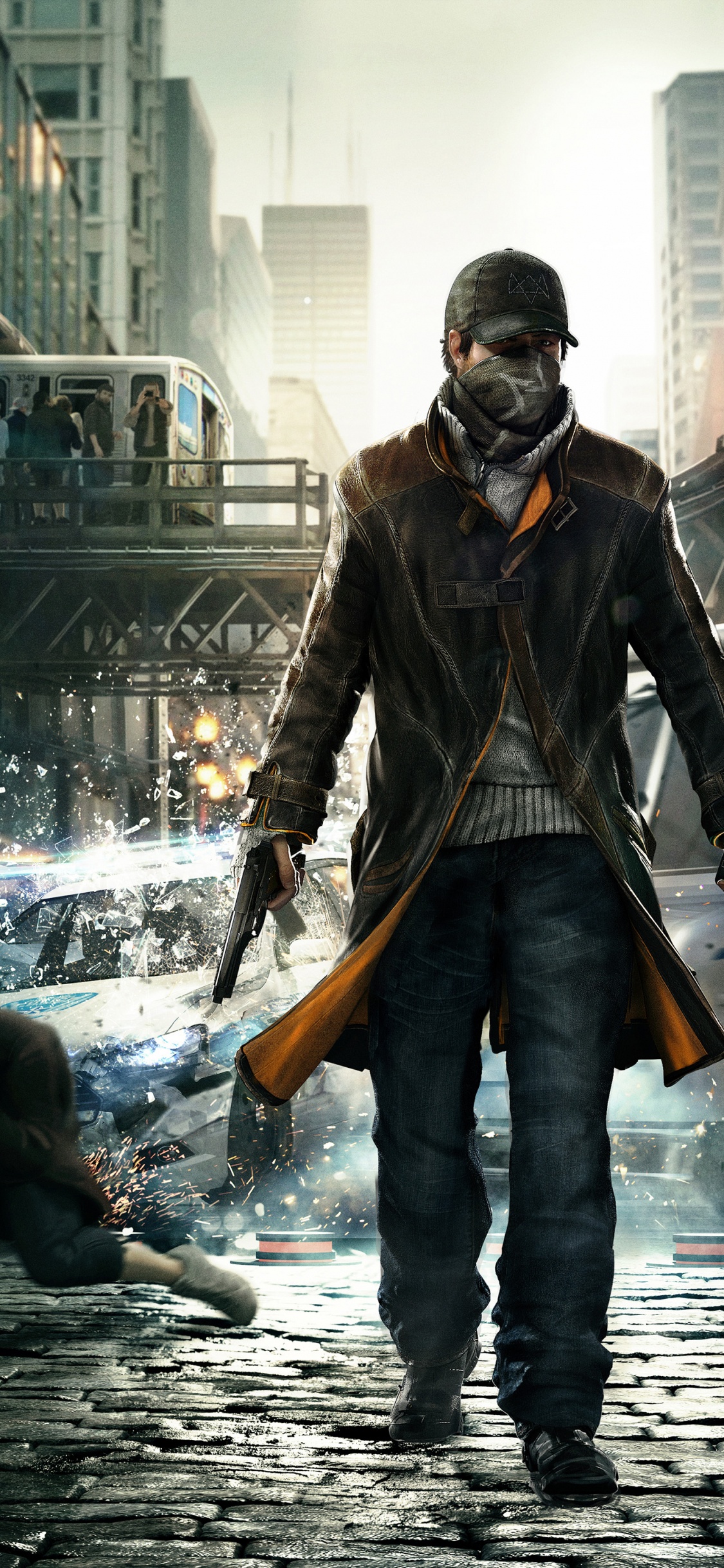 Watch Dogs, Ubisoft, Snapshot, Human, Street. Wallpaper in 1125x2436 Resolution