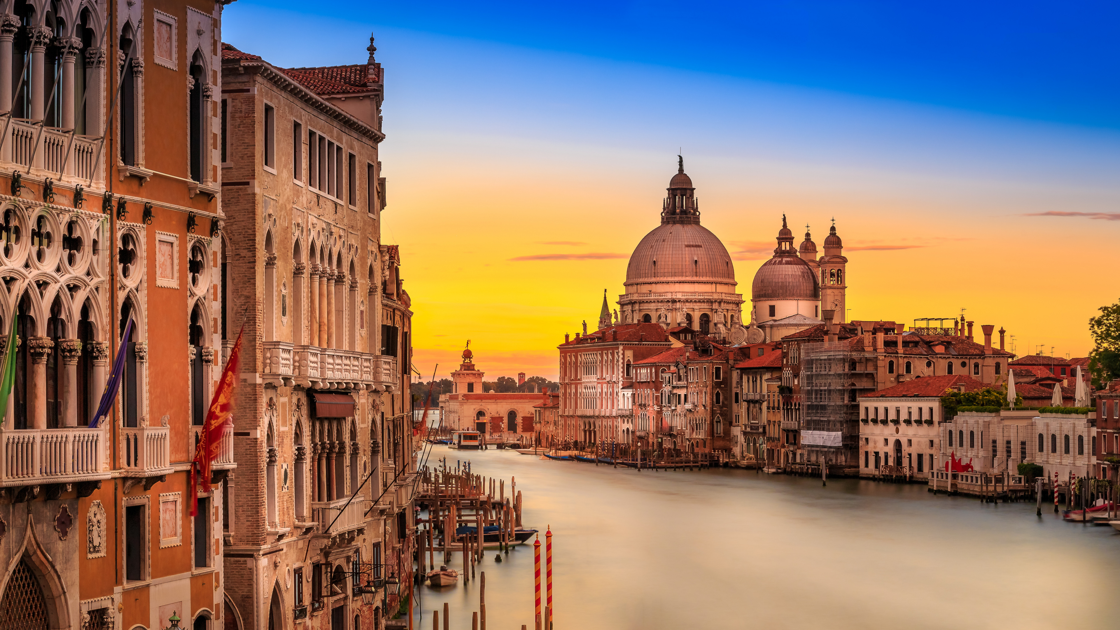 大运河, 运河, 里程碑, 城市, 大都会 壁纸 3840x2160 允许