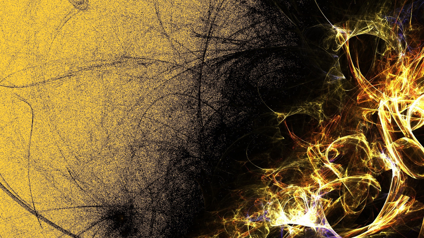 Peinture Abstraite Noire et Brune. Wallpaper in 1366x768 Resolution