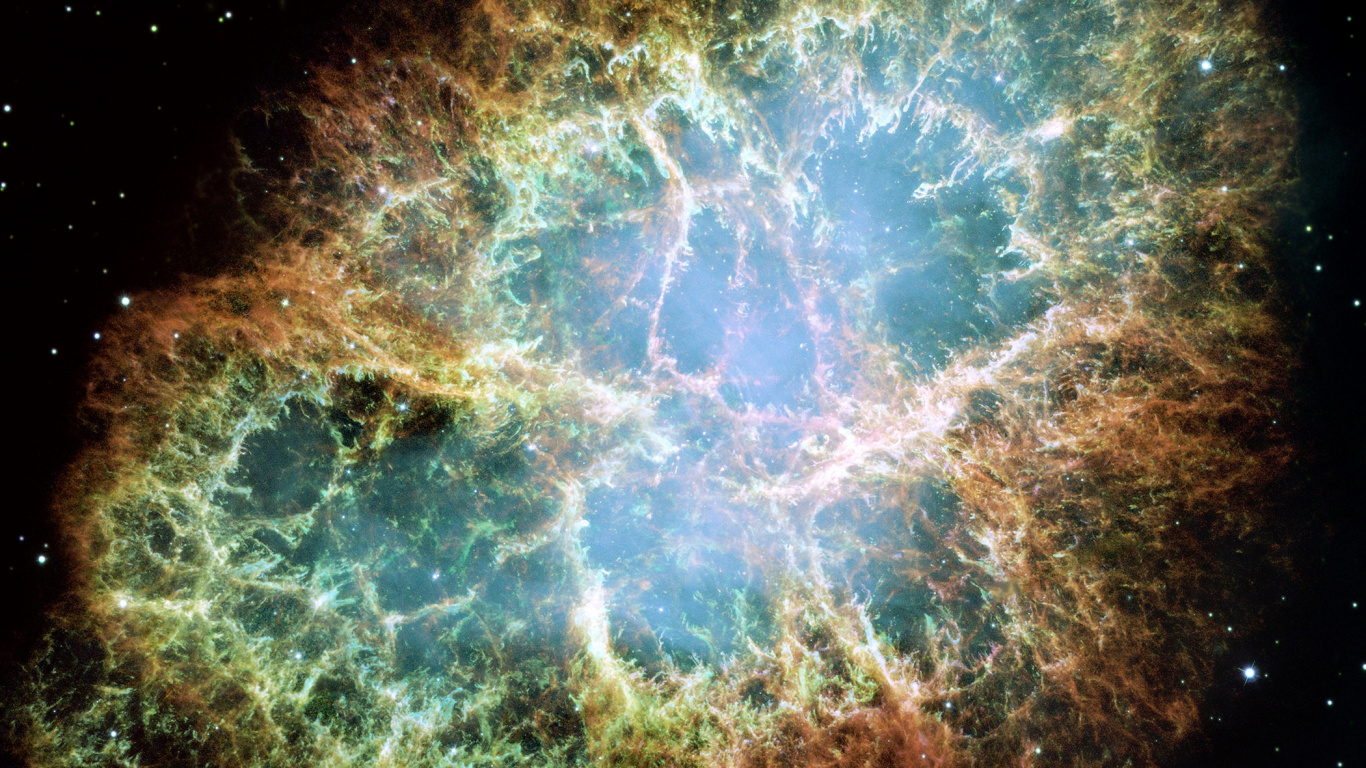 Nebula Hubble, Nebula, Crab Nebula, Astronomy, Hubble Space Telescope. Wallpaper in 1366x768 Resolution