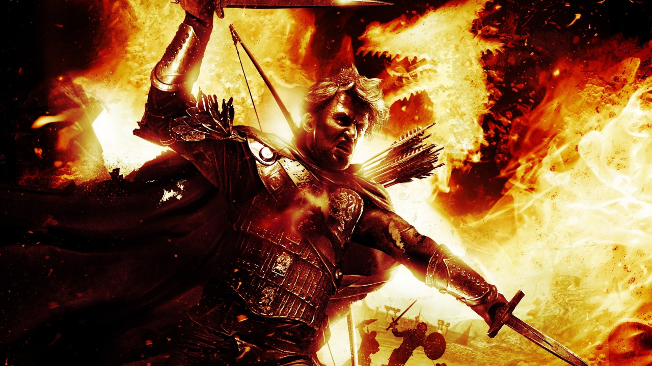 Dragon, Dunkelheit, Frau Krieger, Actionfilm, Xbox 360. Wallpaper in 1280x720 Resolution