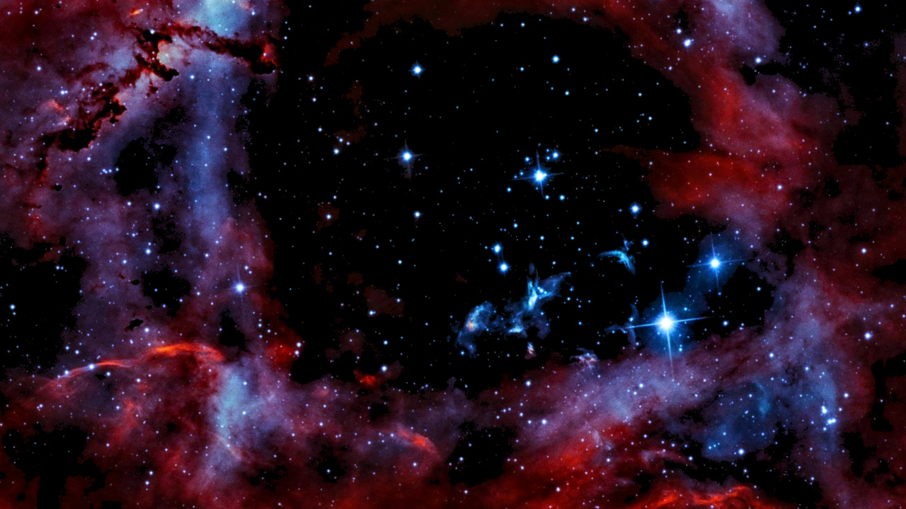 Nebulosa de Emisión, Estrella, la Astrofotografía, la Astronomía, Cúmulo Abierto. Wallpaper in 1280x720 Resolution