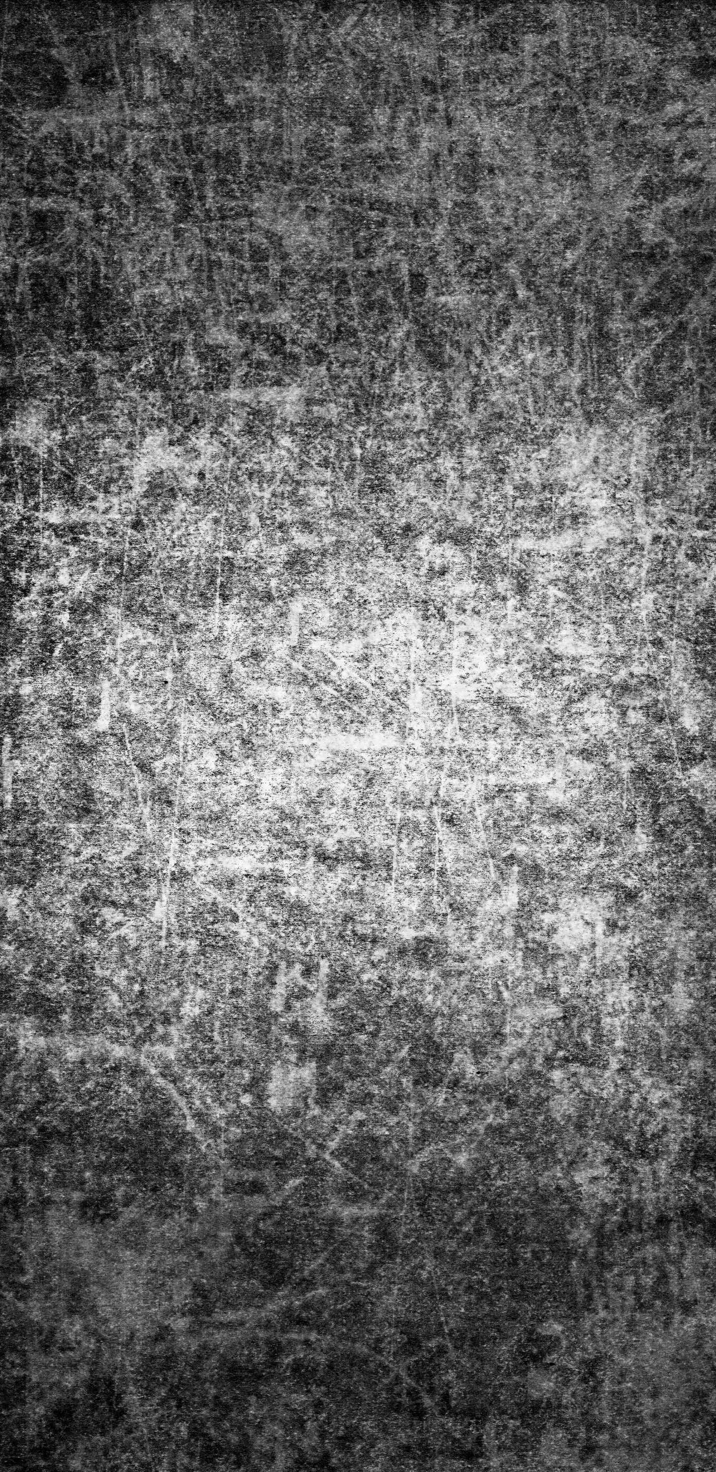 Black and White Abstract Painting. Wallpaper in 1440x2960 Resolution