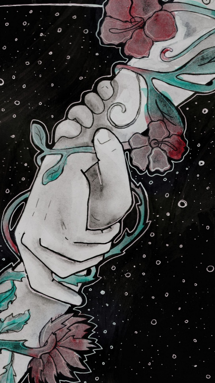 Cartoon, Azure, Liquid, Geste, Art. Wallpaper in 720x1280 Resolution