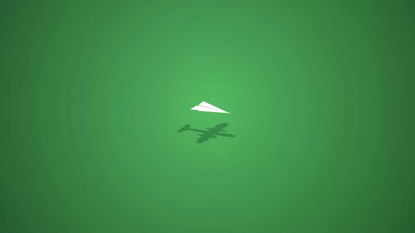 Papierflieger, Flug, Flügel, Vogel. Wallpaper in 1366x768 Resolution