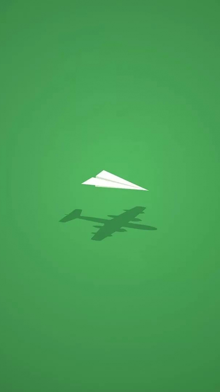 Papierflieger, Flug, Flügel, Vogel. Wallpaper in 750x1334 Resolution