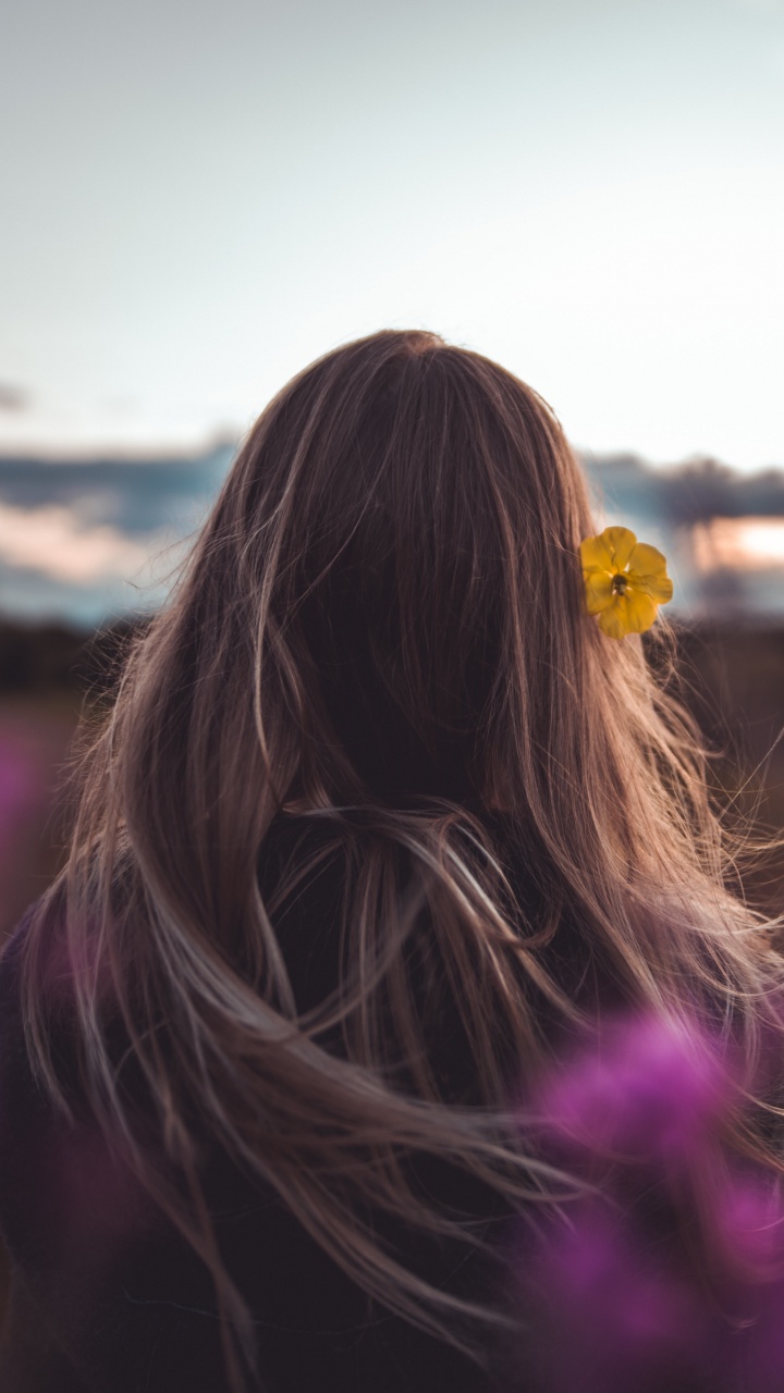 Hair, Purple, Beauty, Pink, Light. Wallpaper in 720x1280 Resolution