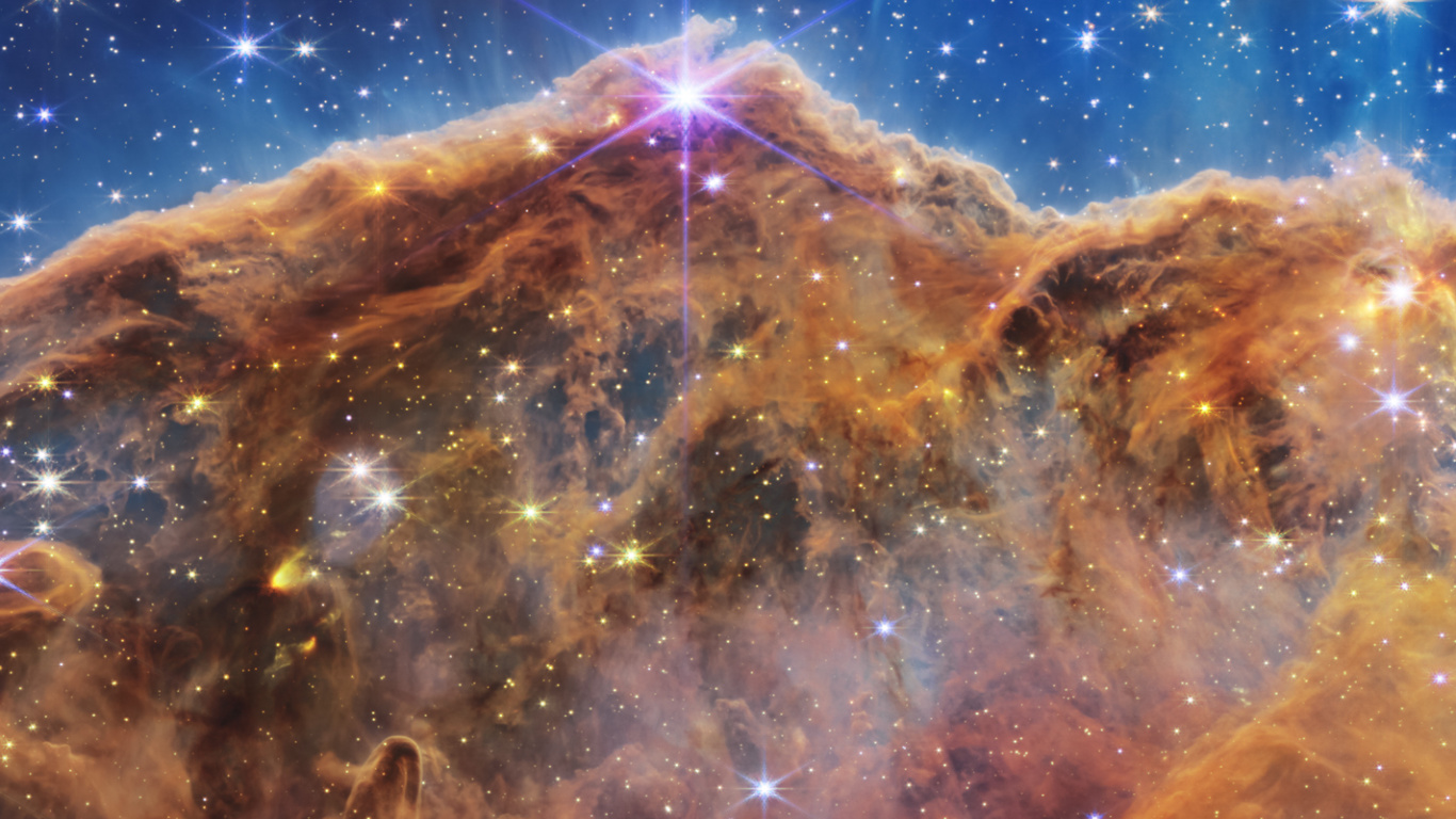 James Webb, Säulen Der Schöpfung, James-Webb-Weltraumteleskop, Universum, Weltraumteleskop. Wallpaper in 1366x768 Resolution