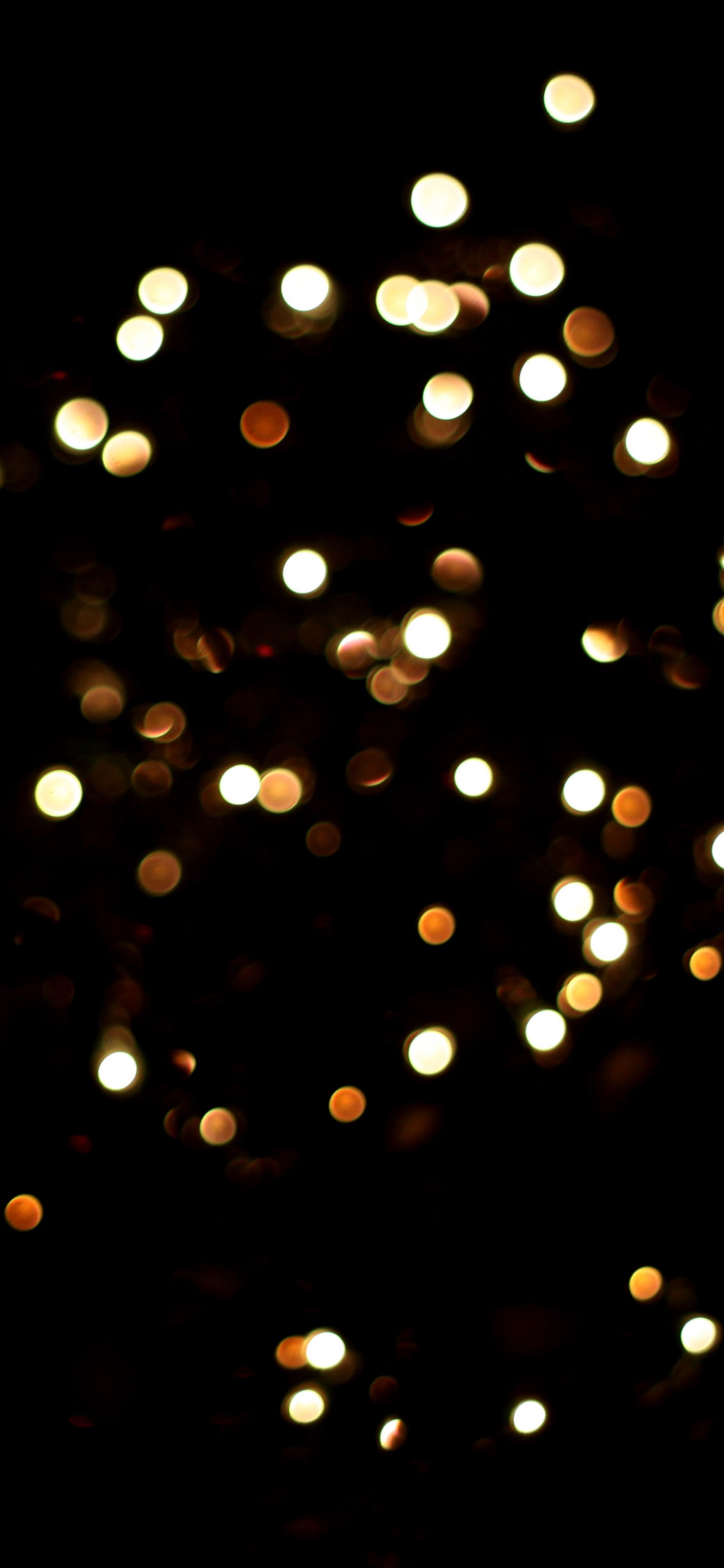 Rot-weißes Licht-Bokeh. Wallpaper in 1242x2688 Resolution