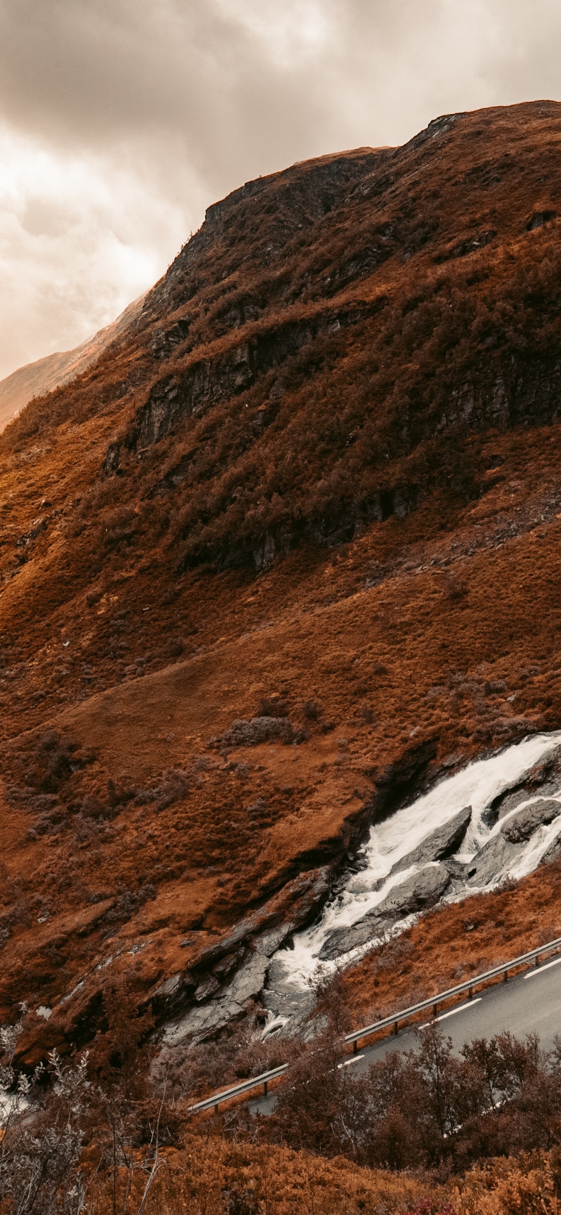 Warm Nature, Cloud, Mountain, Natural Landscape, Slope. Wallpaper in 1125x2436 Resolution