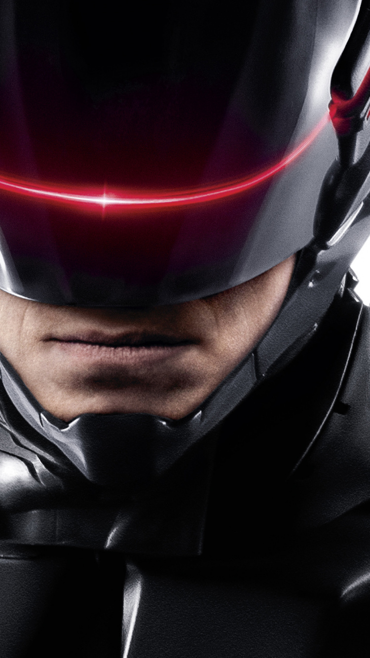 Homme au Casque Noir et Rouge. Wallpaper in 750x1334 Resolution