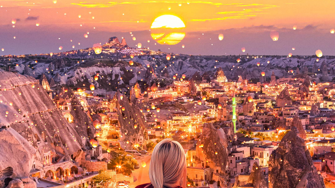 Ambiente, Luz, Naturaleza, La Gente en la Naturaleza, Naranja. Wallpaper in 1366x768 Resolution