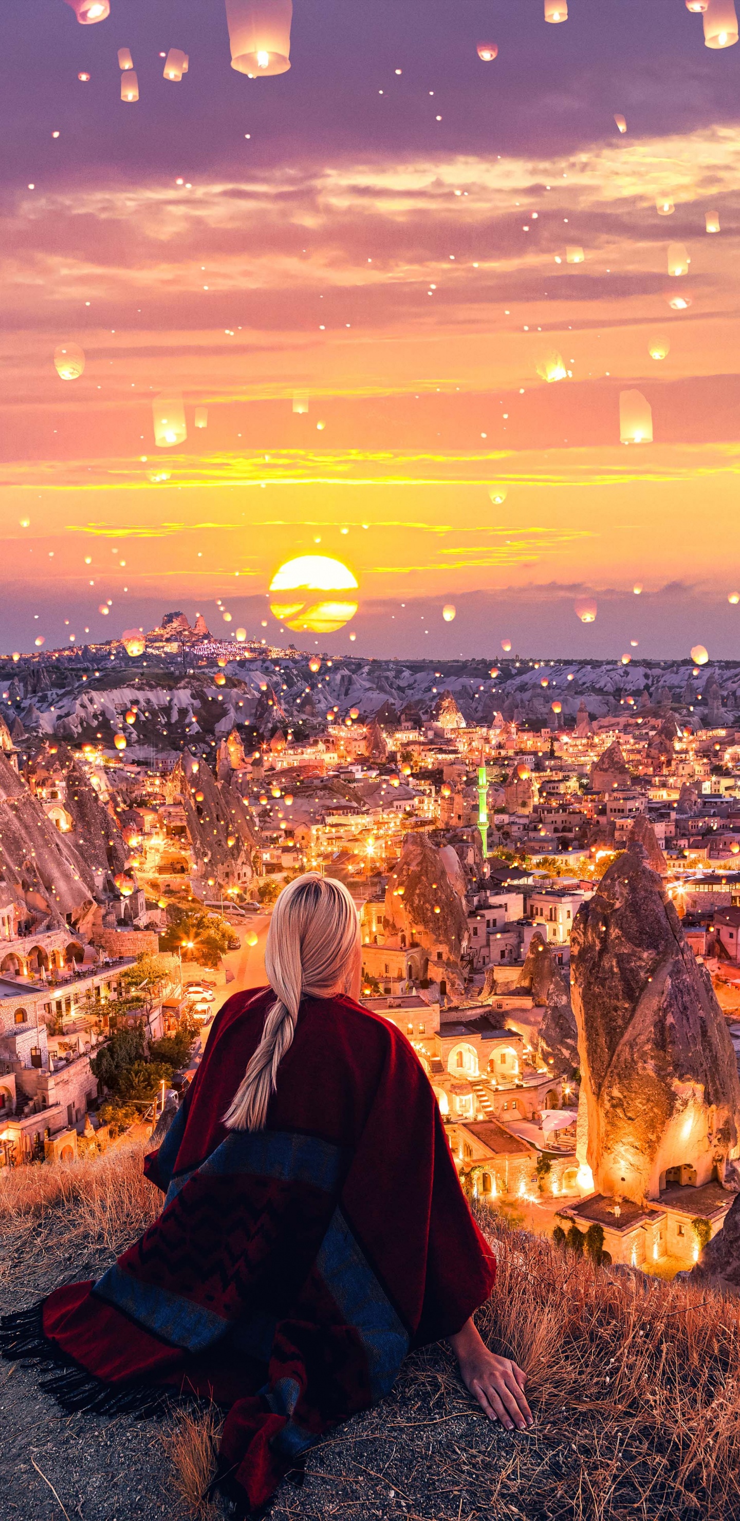 Atmosphère, Lumière, Nature, Les Gens Dans la Nature, Éclairage. Wallpaper in 1440x2960 Resolution