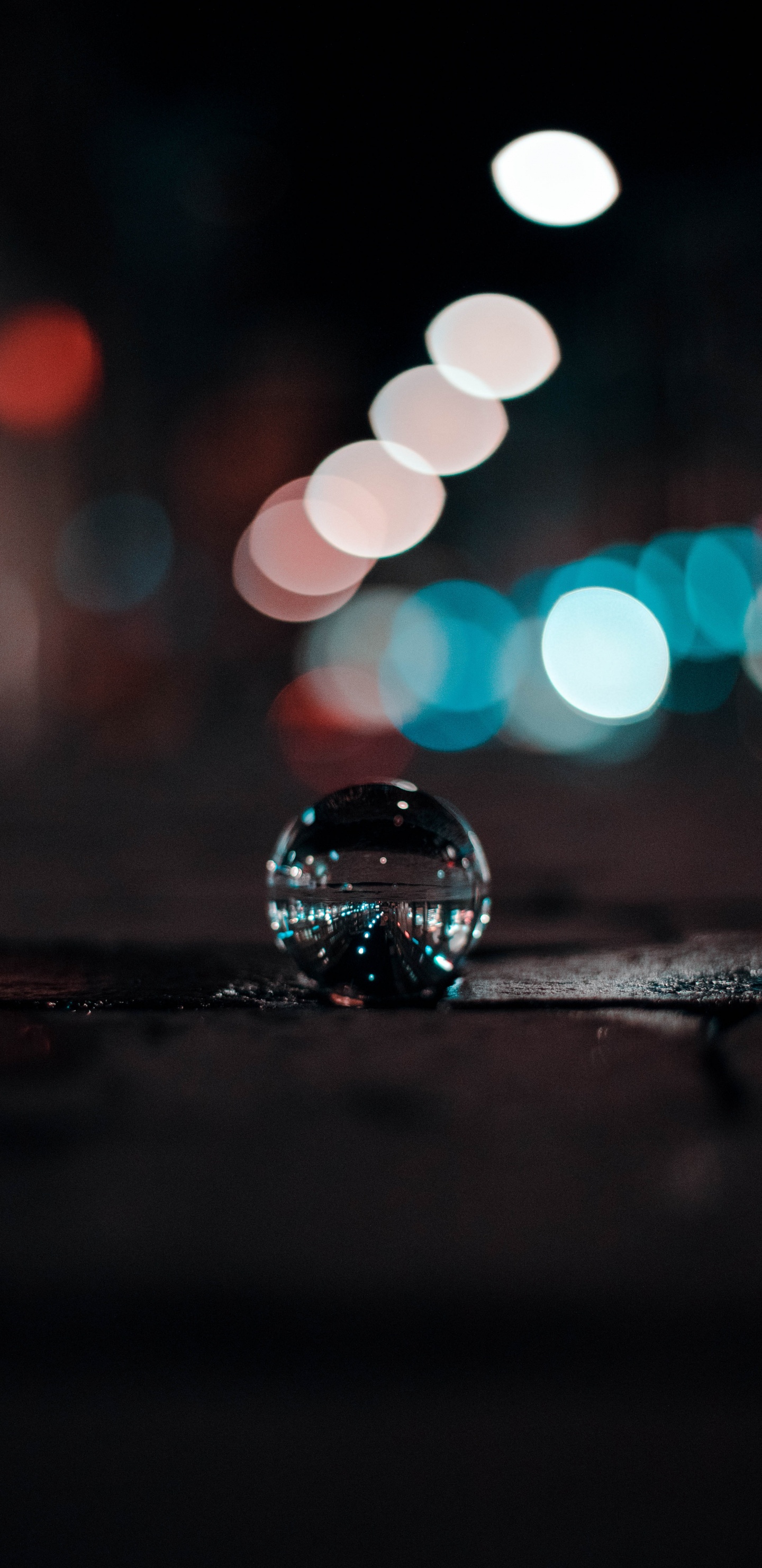 深入的领域, 反射, 光, 球, 重点 壁纸 1440x2960 允许