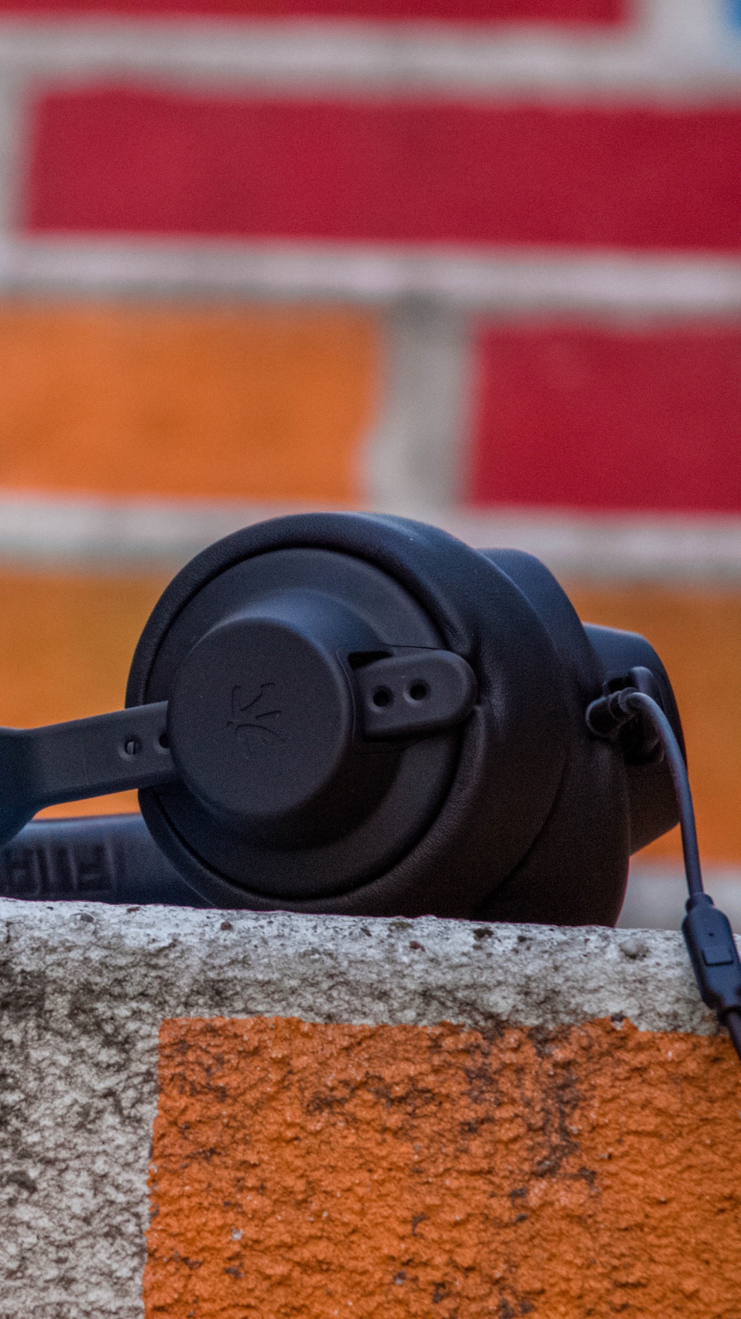 Headphones, Microphone, Headset, Blue, Green. Wallpaper in 1080x1920 Resolution