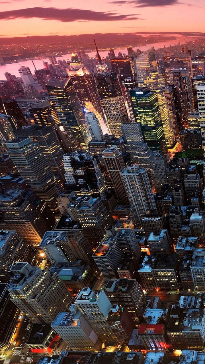 Aerial View of City Buildings During Daytime. Wallpaper in 720x1280 Resolution