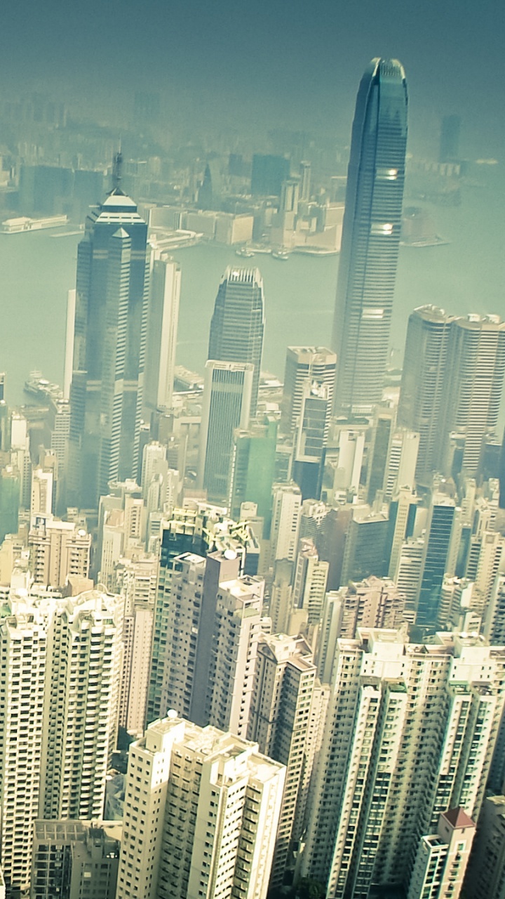 Aerial View of City Buildings During Daytime. Wallpaper in 720x1280 Resolution