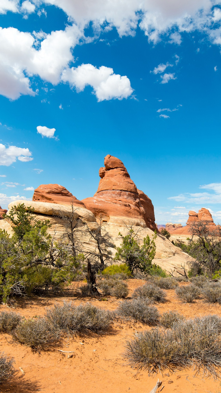 Azul, Paisaje Natural, Montaña, Cumulus, Las Formaciones Montañosas. Wallpaper in 750x1334 Resolution