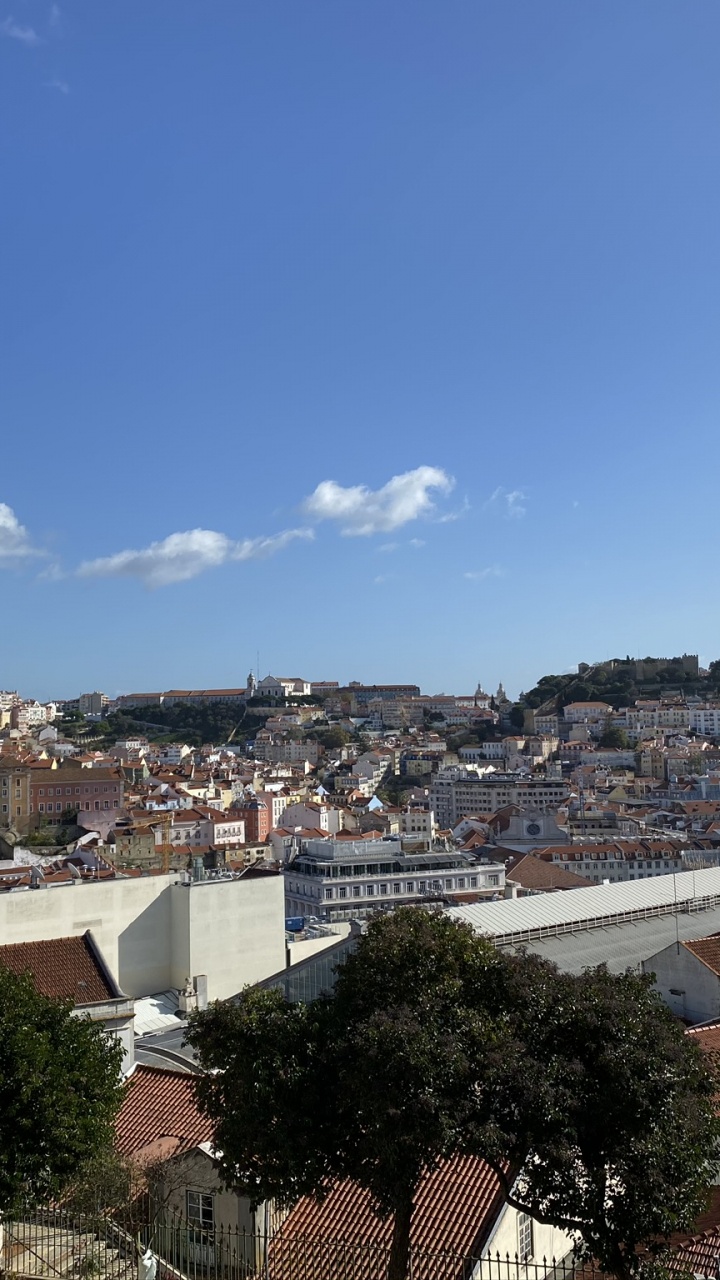 Lisbon, Neighbourhood, Residential Area, Roof, Building. Wallpaper in 720x1280 Resolution