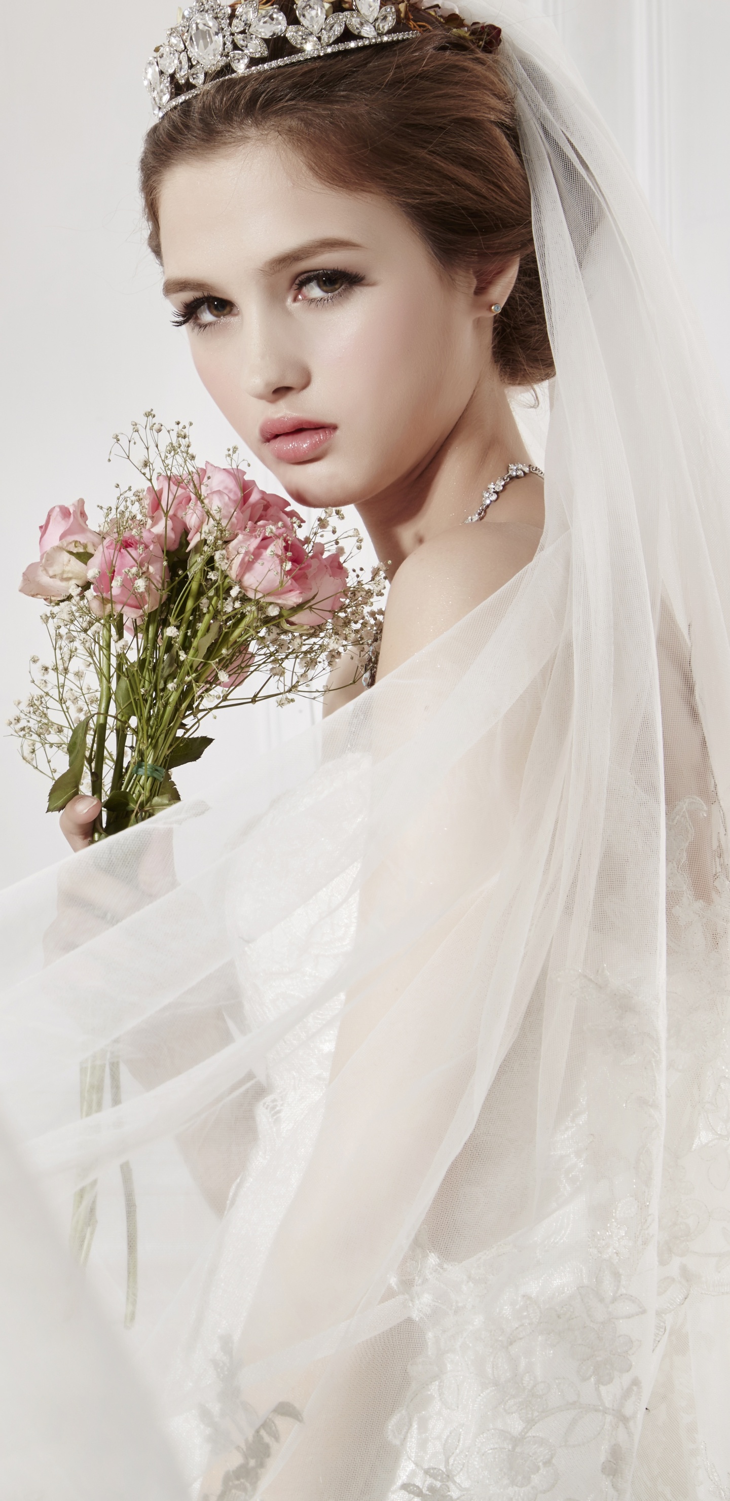 Brautkleid, Braut, Kleid, Blumenmädchen, Kleidung. Wallpaper in 1440x2960 Resolution