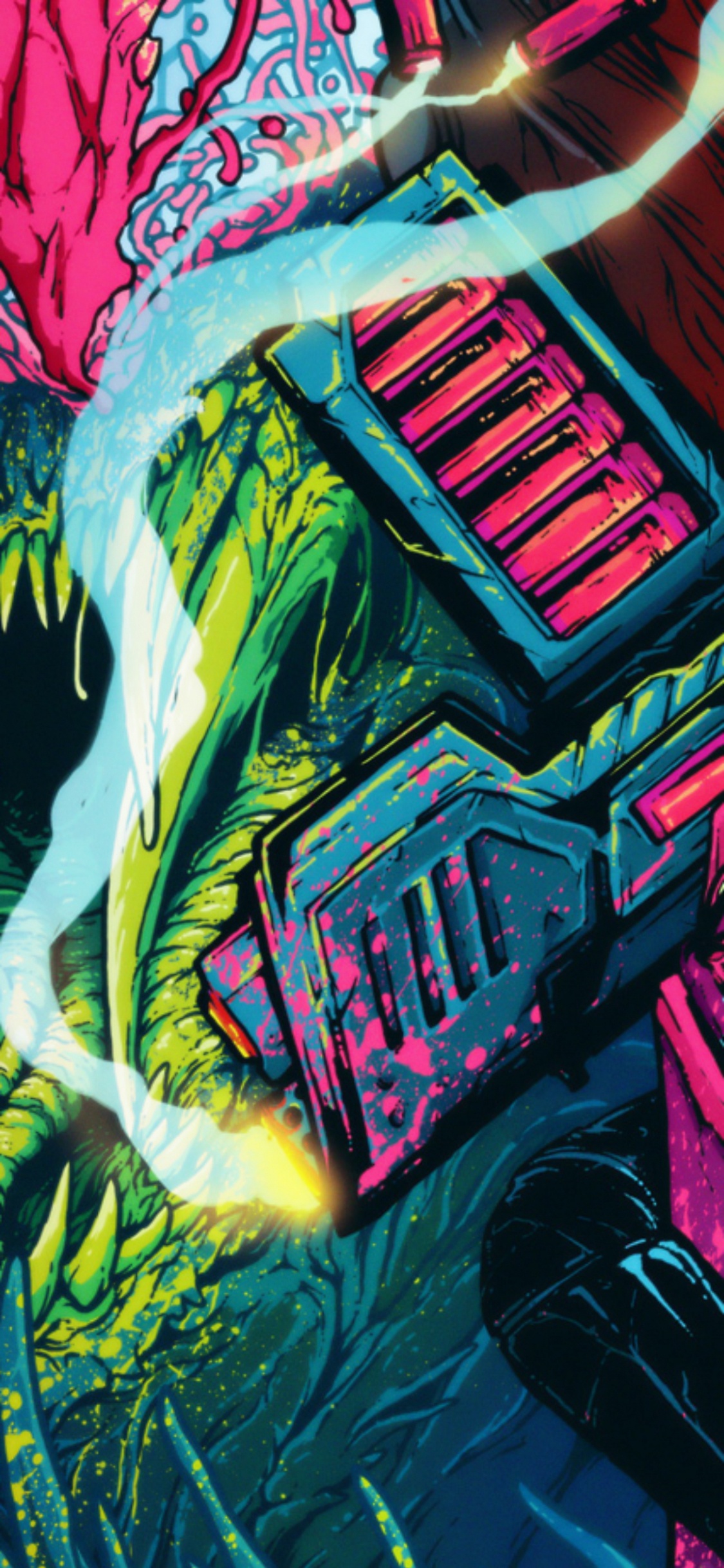 L'art Psychédélique, Azure, Peinture, Art, Ligne. Wallpaper in 1125x2436 Resolution