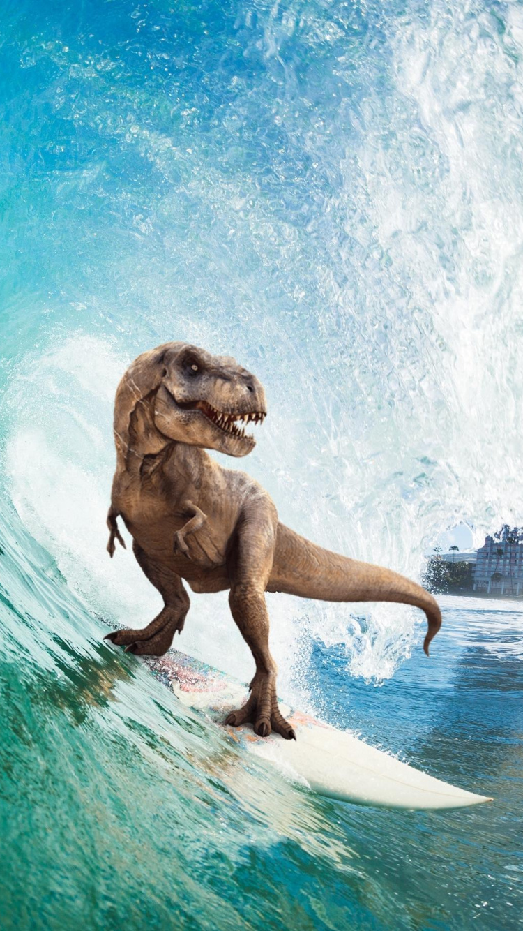 Brown Short Coated Dog on Swimming Pool During Daytime. Wallpaper in 750x1334 Resolution