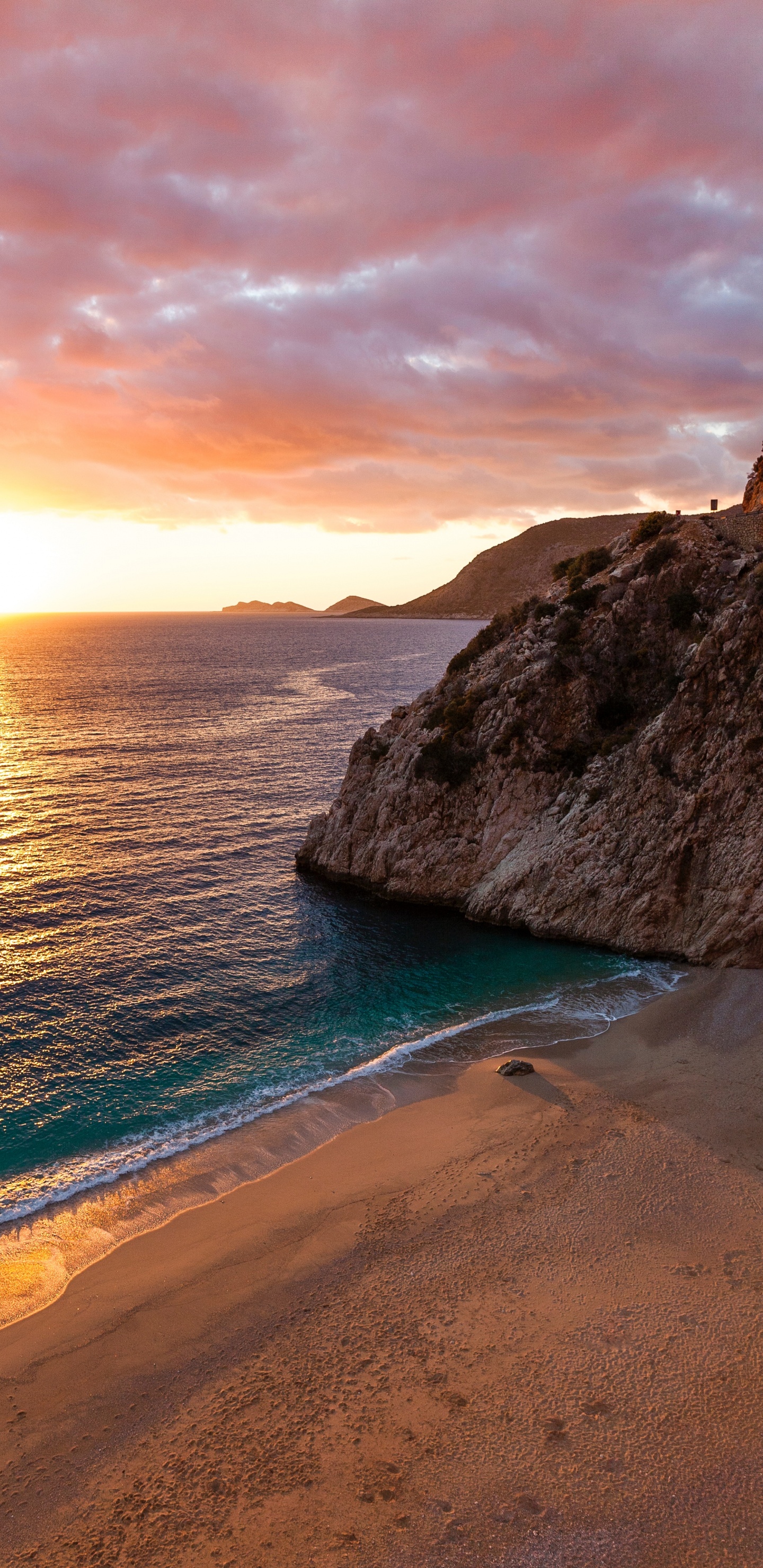 人体内的水, 大海, 海岸, 地平线, 性质 壁纸 1440x2960 允许