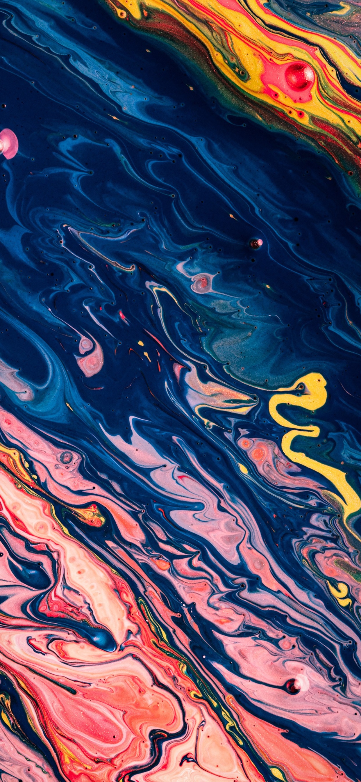 Android, Water, Water Resources, Liquid, Paint. Wallpaper in 1242x2688 Resolution