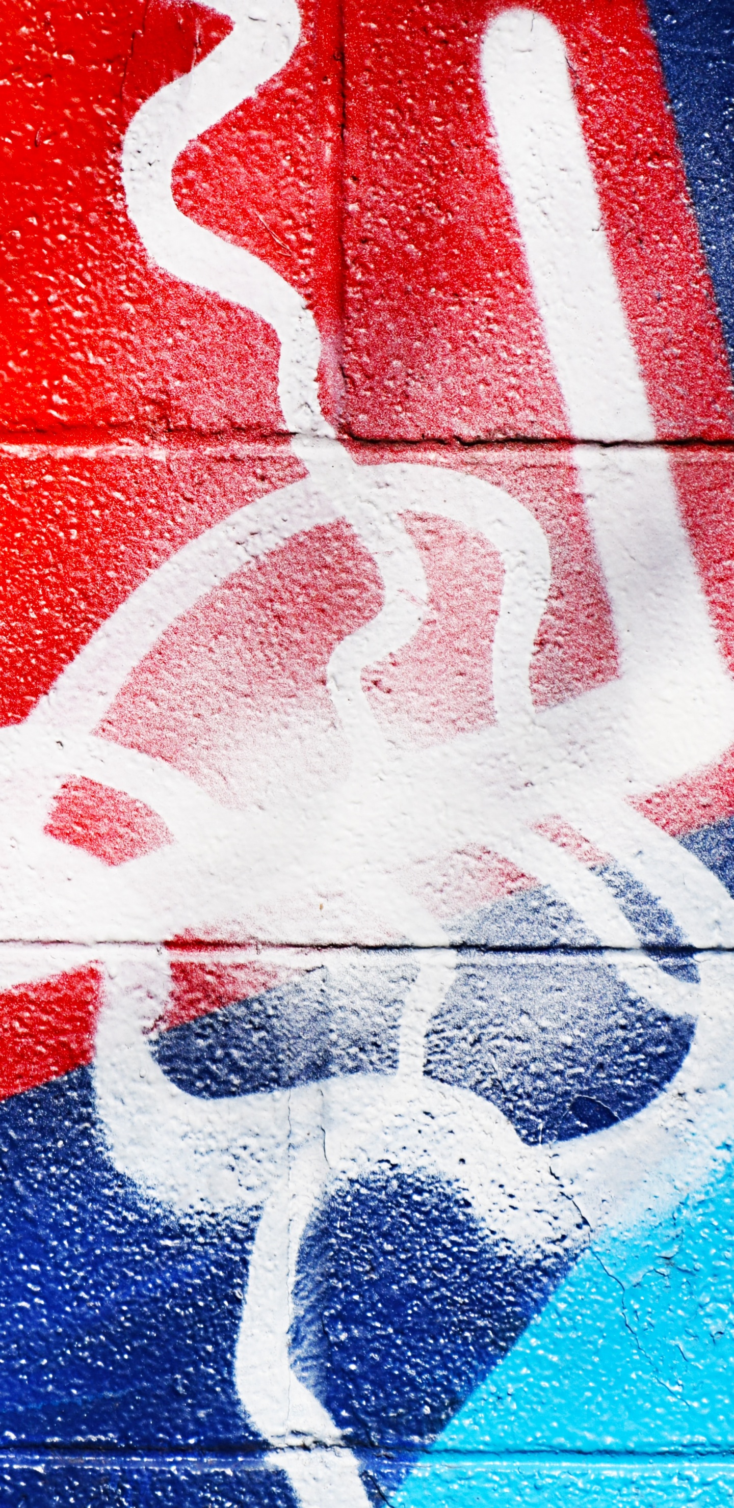 Rotes Weißes Und Blaues Textil. Wallpaper in 1440x2960 Resolution