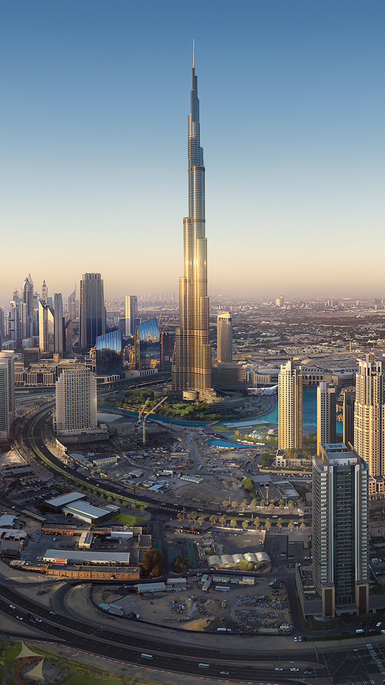 Skyline Der Stadt Bei Nacht Night. Wallpaper in 750x1334 Resolution