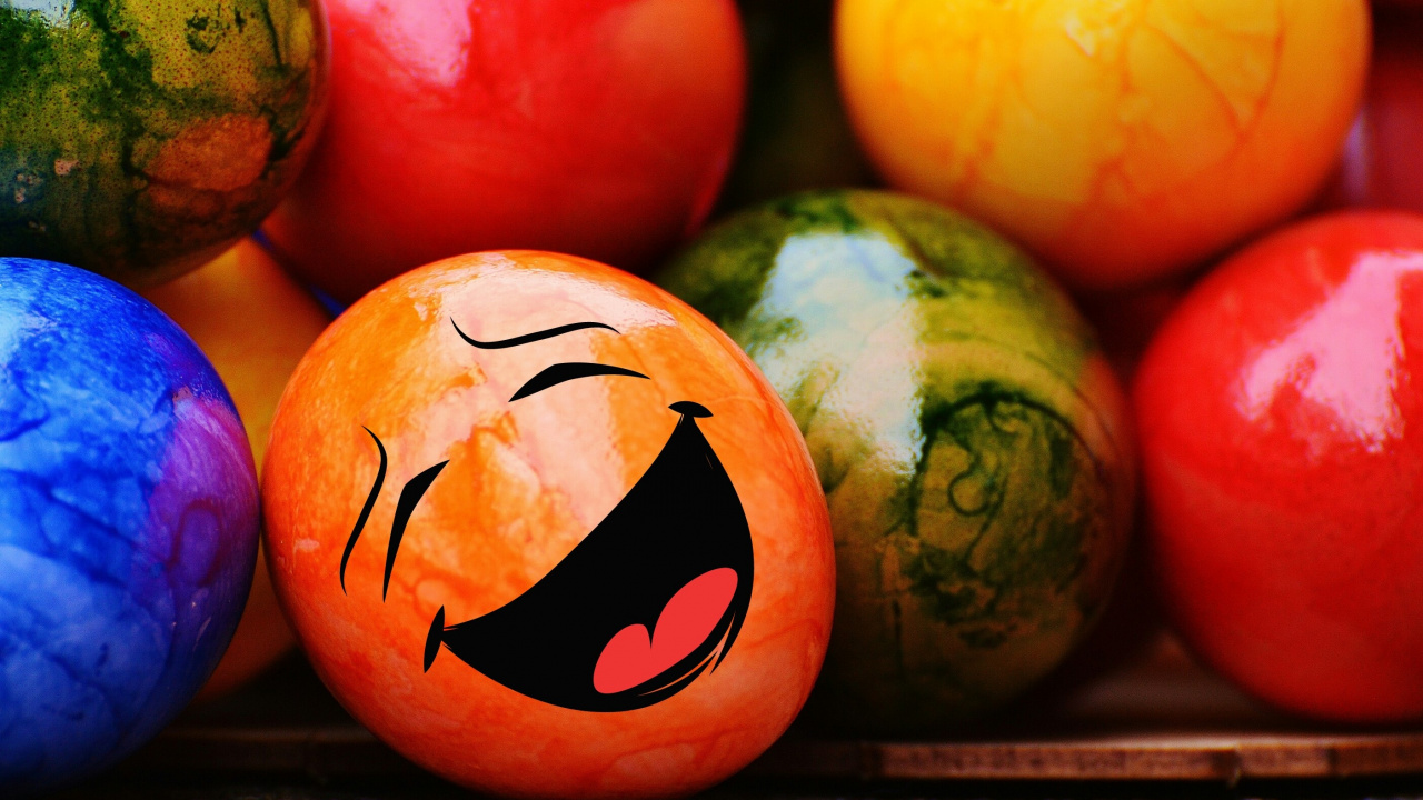 Egg Hunt, Orange, Ball, Fruit, Vegetarian Food. Wallpaper in 1280x720 Resolution