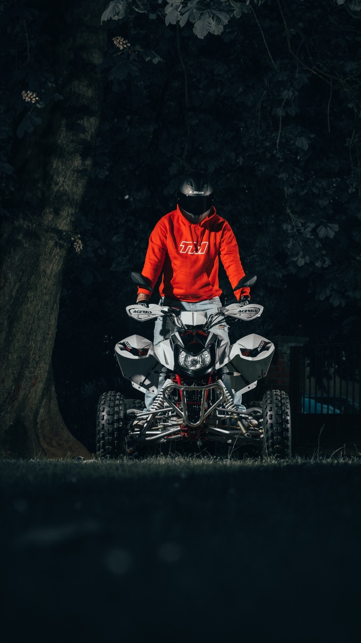 Darkness, Freestyle Motocross, Extreme Sport, Stunt Performer, Musical Instrument. Wallpaper in 720x1280 Resolution