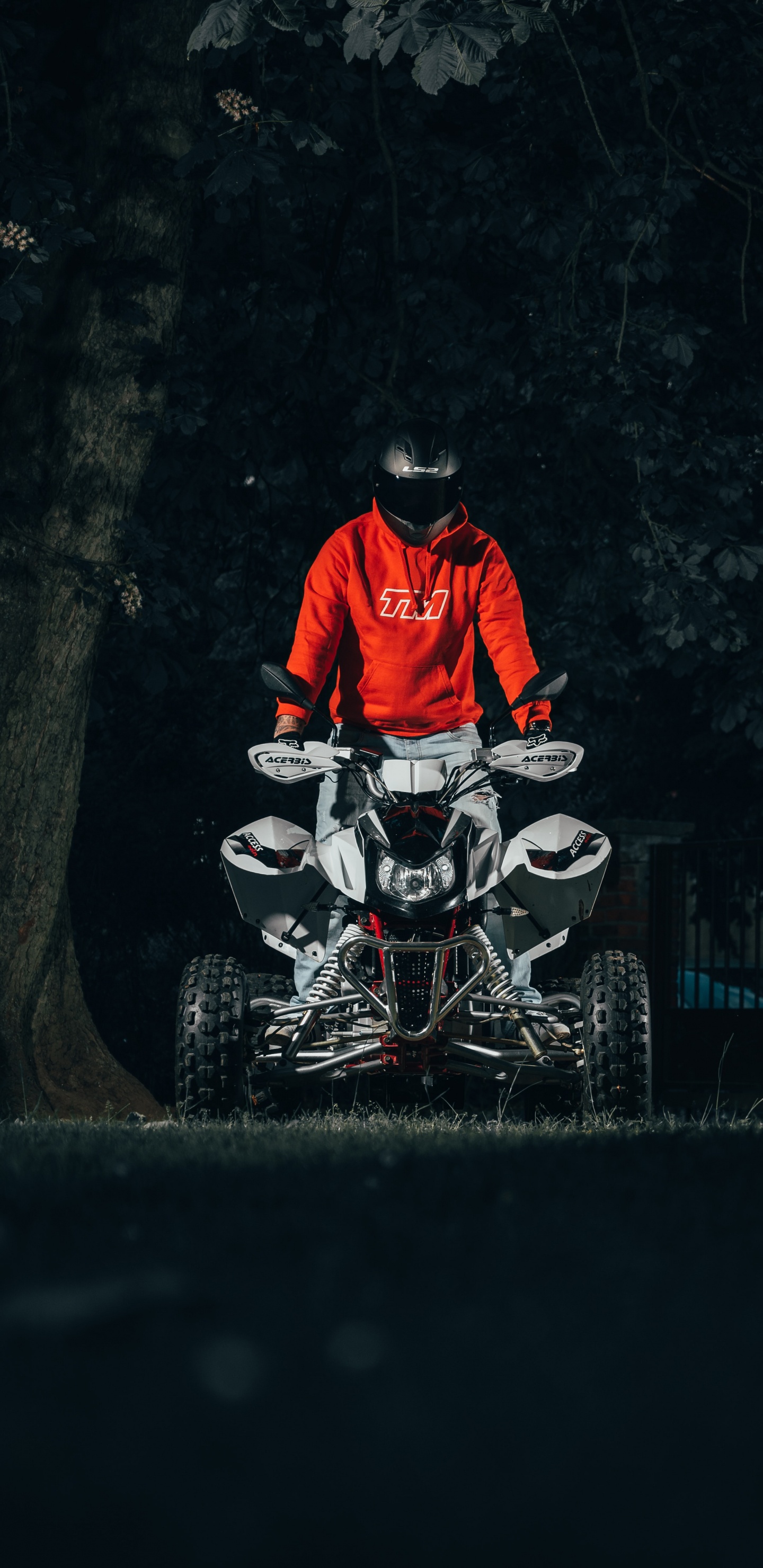 Obscurité, Freestyle Motocross, Sport Extrême, Instrument de Musique, Roue. Wallpaper in 1440x2960 Resolution