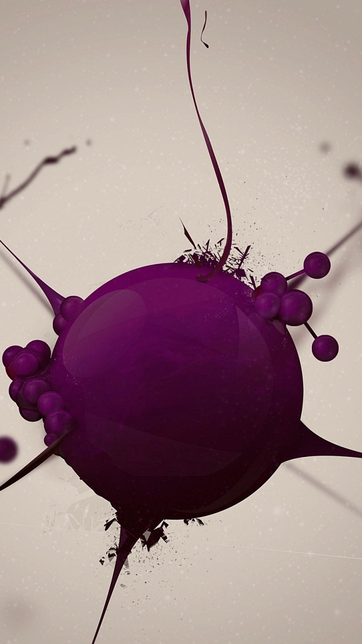 Rote Und Schwarze Abstrakte Malerei. Wallpaper in 720x1280 Resolution