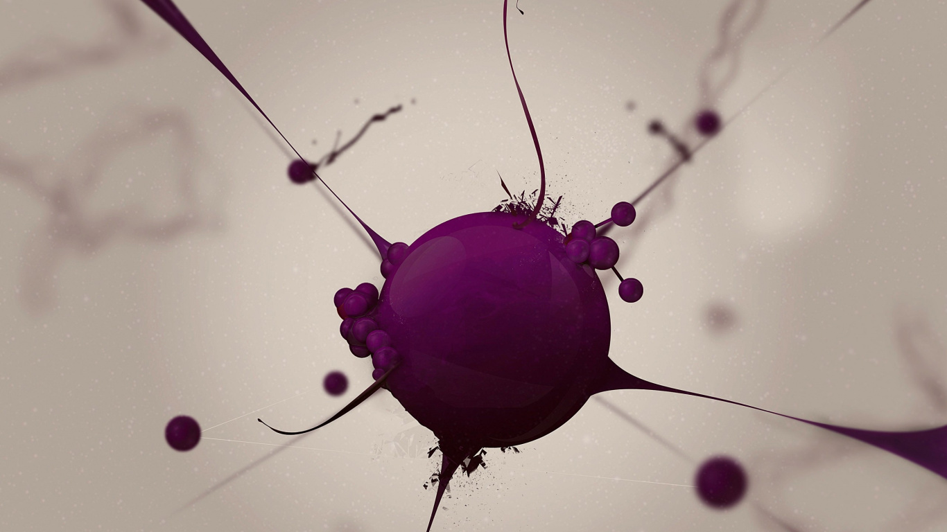 Pintura Abstracta Roja y Negra. Wallpaper in 1366x768 Resolution