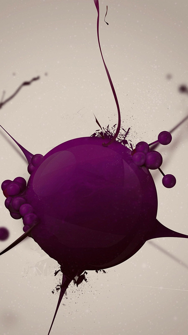 Pintura Abstracta Roja y Negra. Wallpaper in 750x1334 Resolution