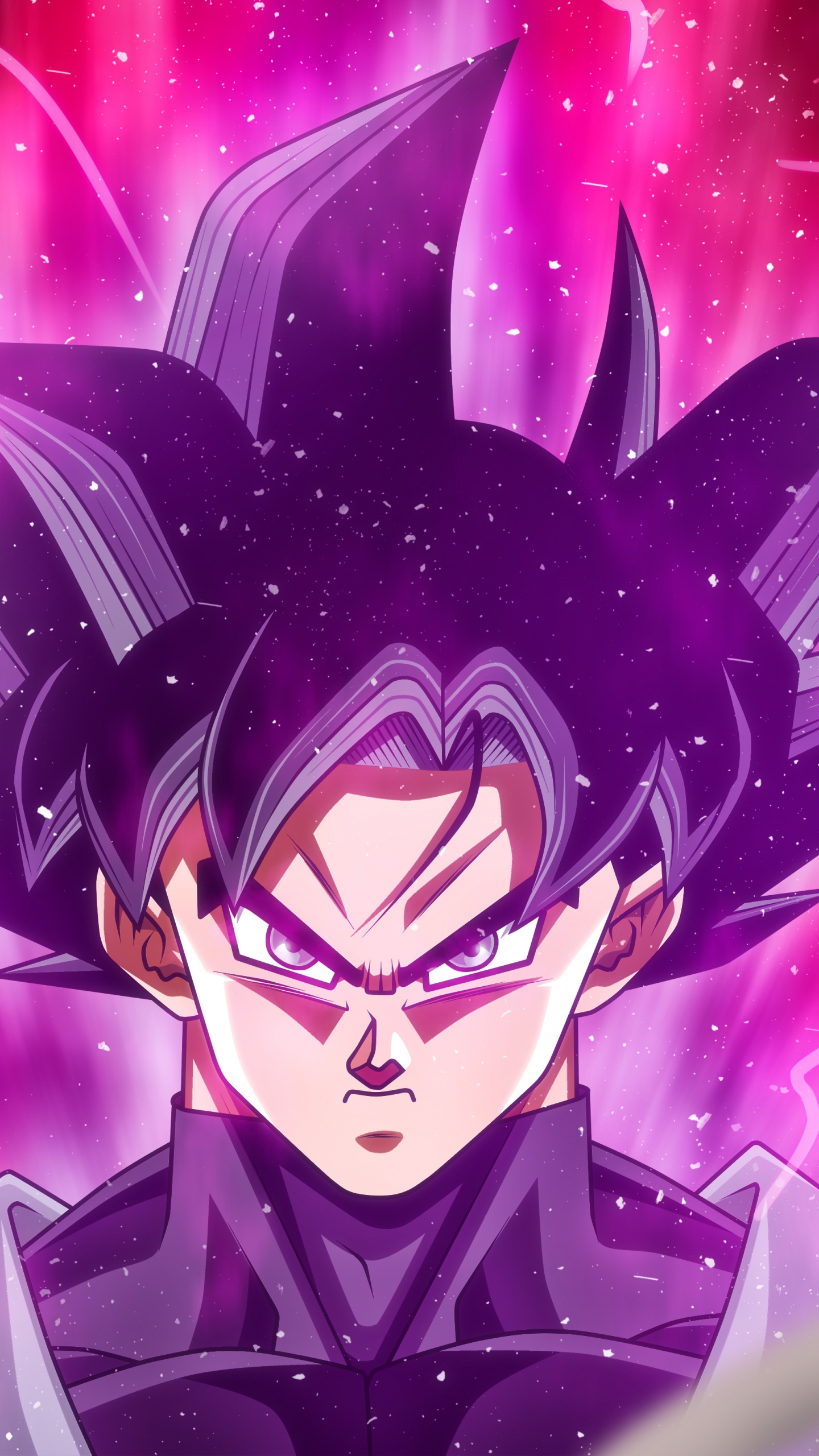 Black Haired Male Anime Character. Wallpaper in 1440x2560 Resolution