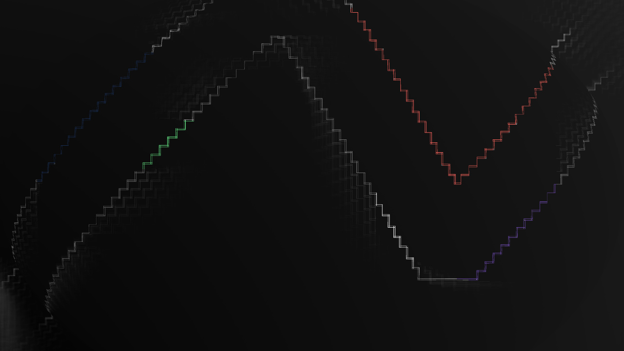 Grünes Und Weißes Licht Digitales Hintergrundbild. Wallpaper in 1280x720 Resolution