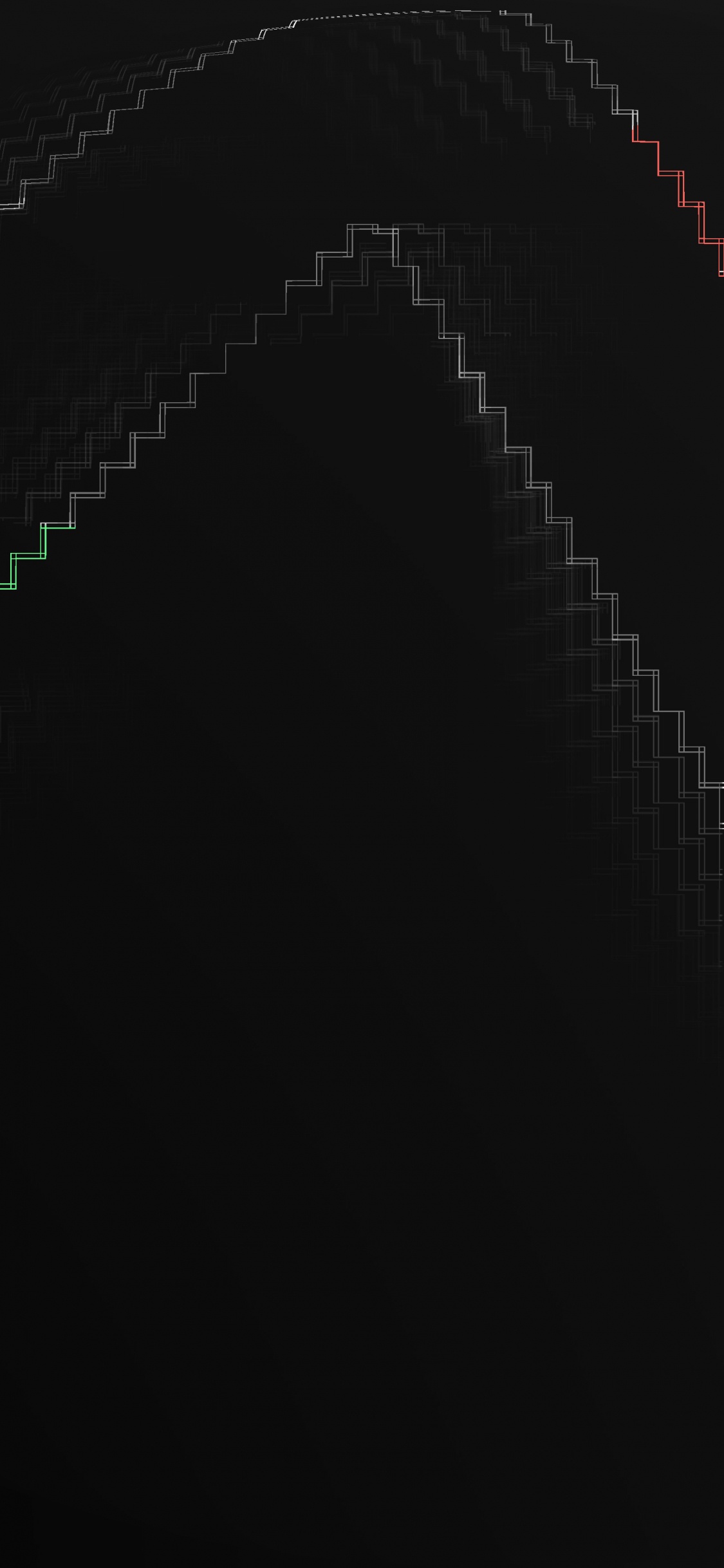 Green and White Light Digital Wallpaper. Wallpaper in 1125x2436 Resolution