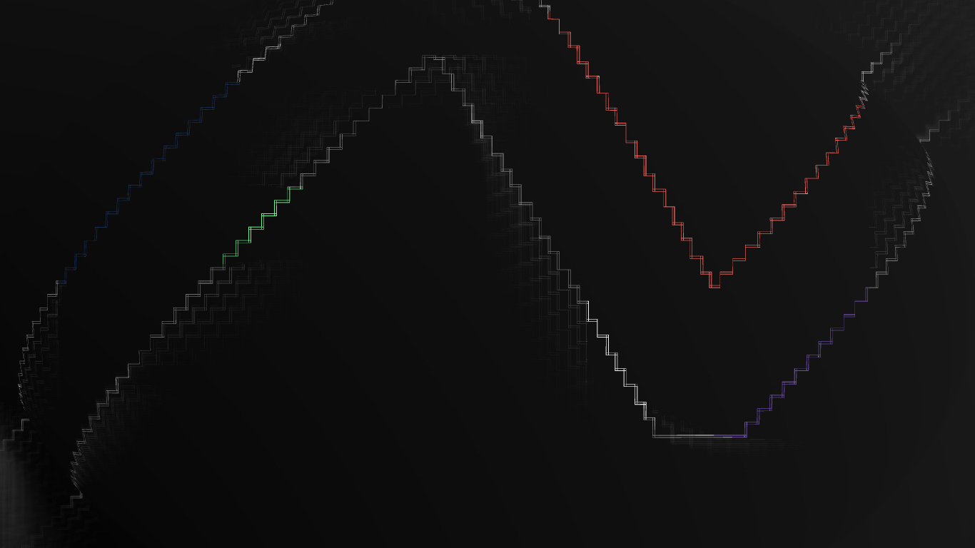 Green and White Light Digital Wallpaper. Wallpaper in 1366x768 Resolution