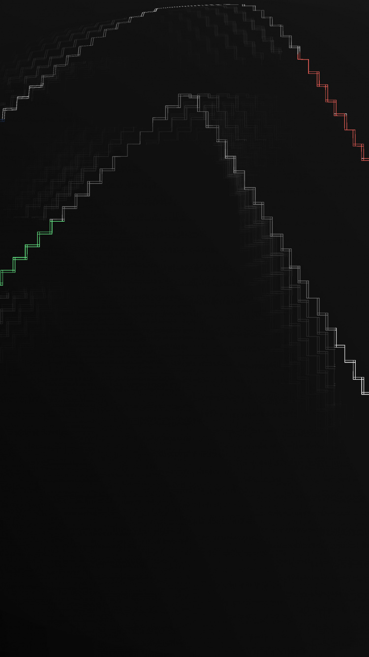 Green and White Light Digital Wallpaper. Wallpaper in 750x1334 Resolution