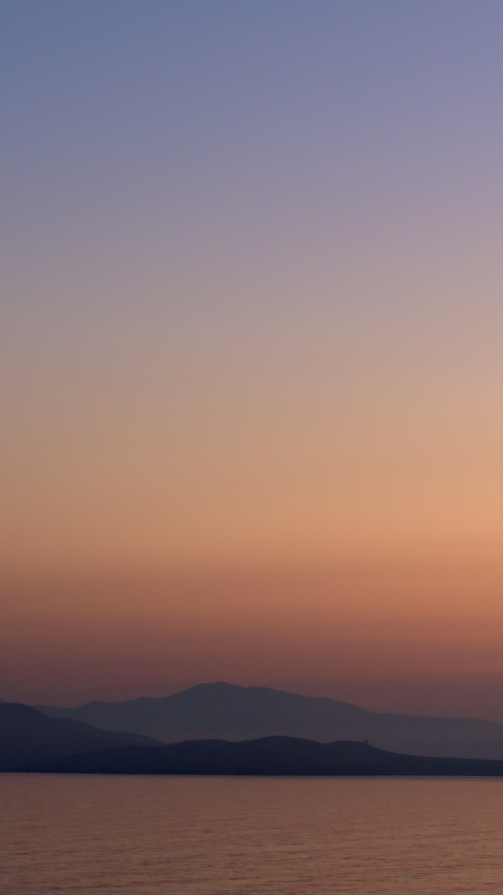 Afterglow, Horizon, Mer, Soir, Lever. Wallpaper in 720x1280 Resolution