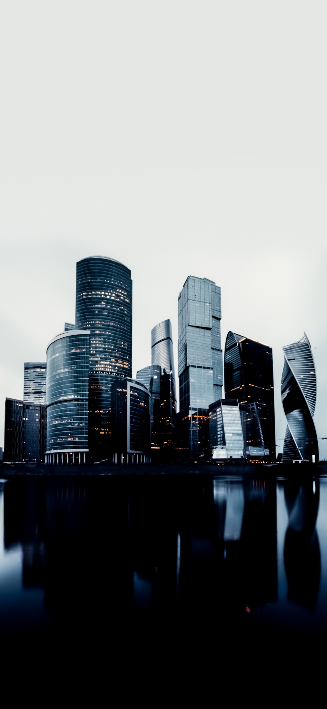 Skyscraper, Water, Building, Tower Block, Condominium. Wallpaper in 1125x2436 Resolution