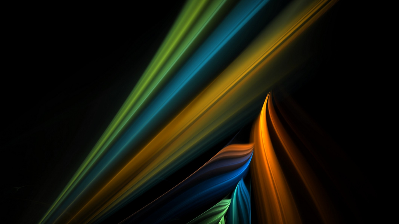 Rotes Gelbes Grünes Und Blaues Licht. Wallpaper in 1366x768 Resolution