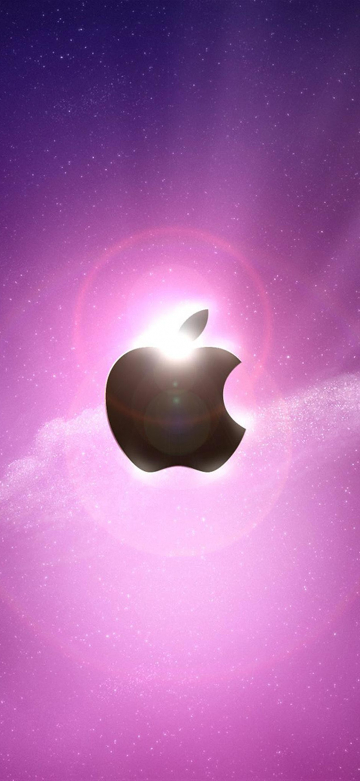 Apple MacBook Pro, Purple, Violette, Atmosphère, Espace. Wallpaper in 1242x2688 Resolution