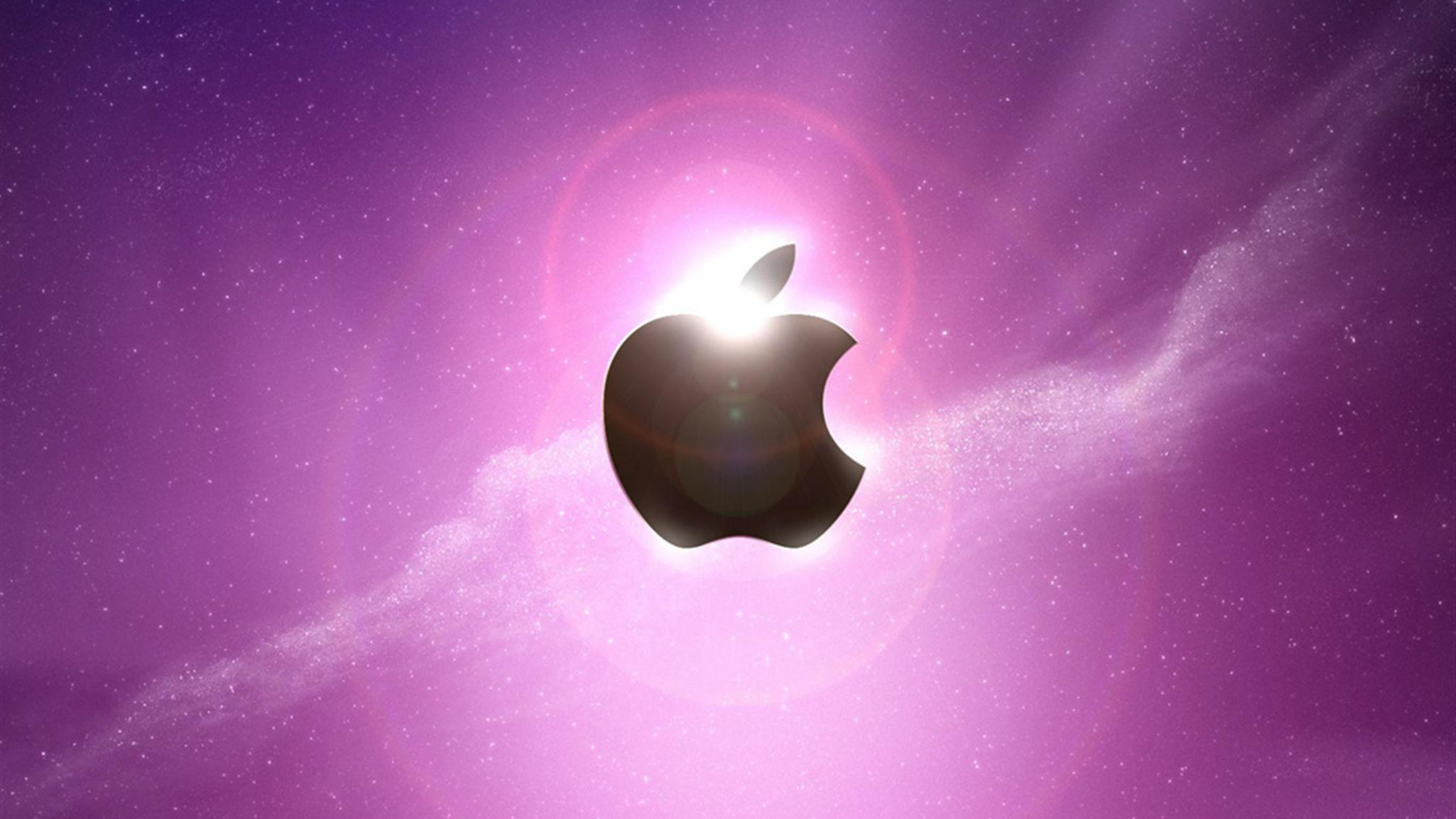Apple MacBook Pro, Purple, Violette, Atmosphère, Espace. Wallpaper in 2560x1440 Resolution