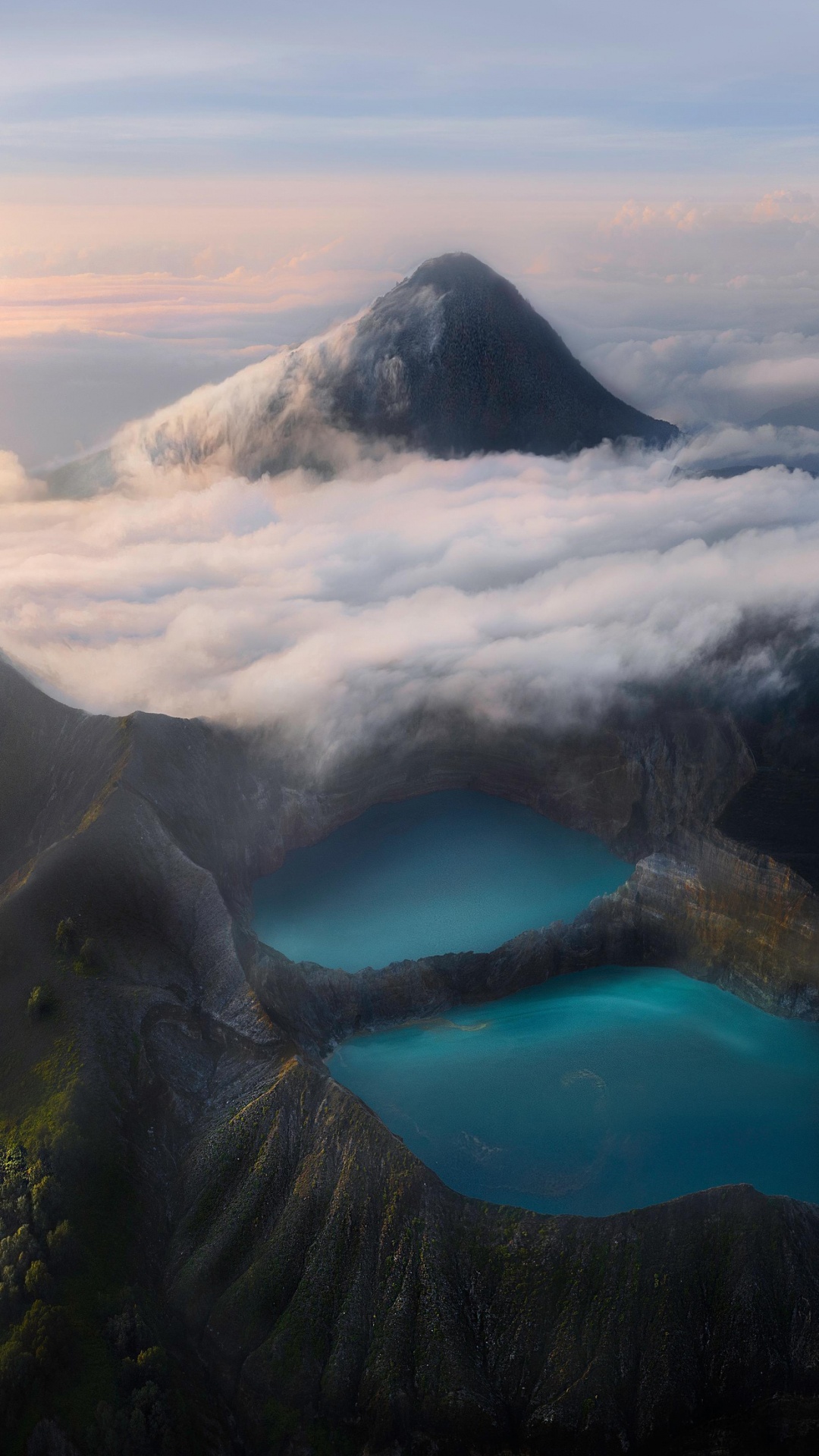 Mount Bromo, Kelimutu-Nationalpark, Vulkan, Natur, Cloud. Wallpaper in 1080x1920 Resolution