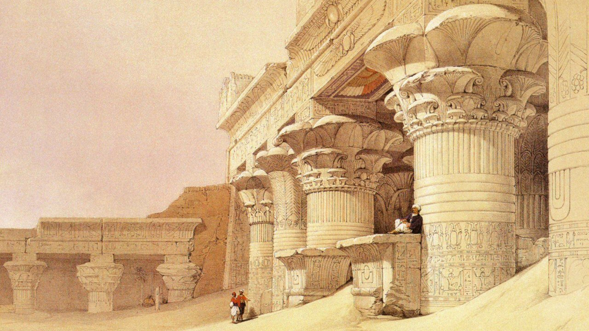 People Walking Near Brown Concrete Building During Daytime. Wallpaper in 1920x1080 Resolution