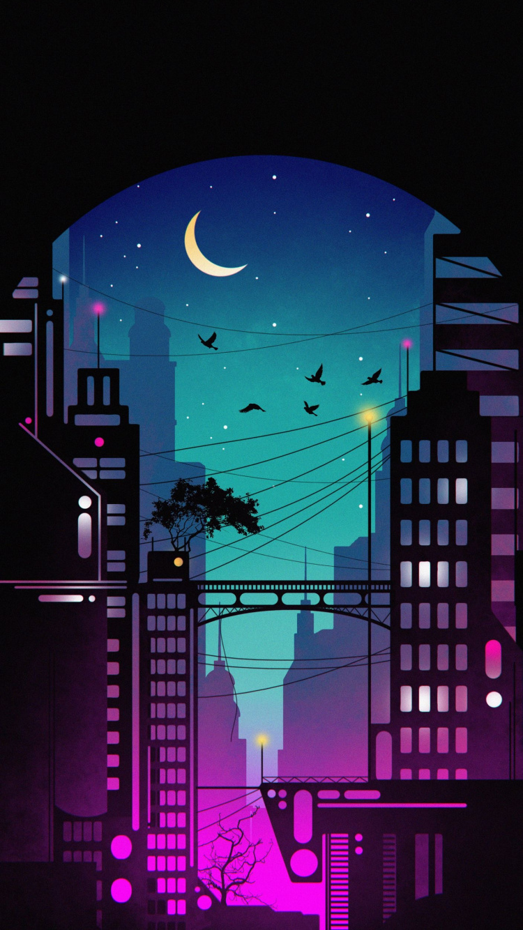 Smartphone, Astronomisches Objekt, Mond, Nacht, Mondlicht. Wallpaper in 750x1334 Resolution